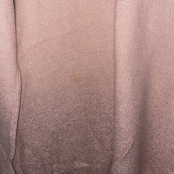 Torrid size 2X long sleeve sweater, latticed back, rose gold - Picture 5 of 5